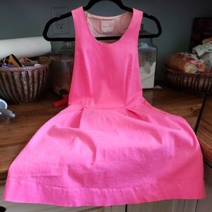 Adorable Hot Pink Demin Dress